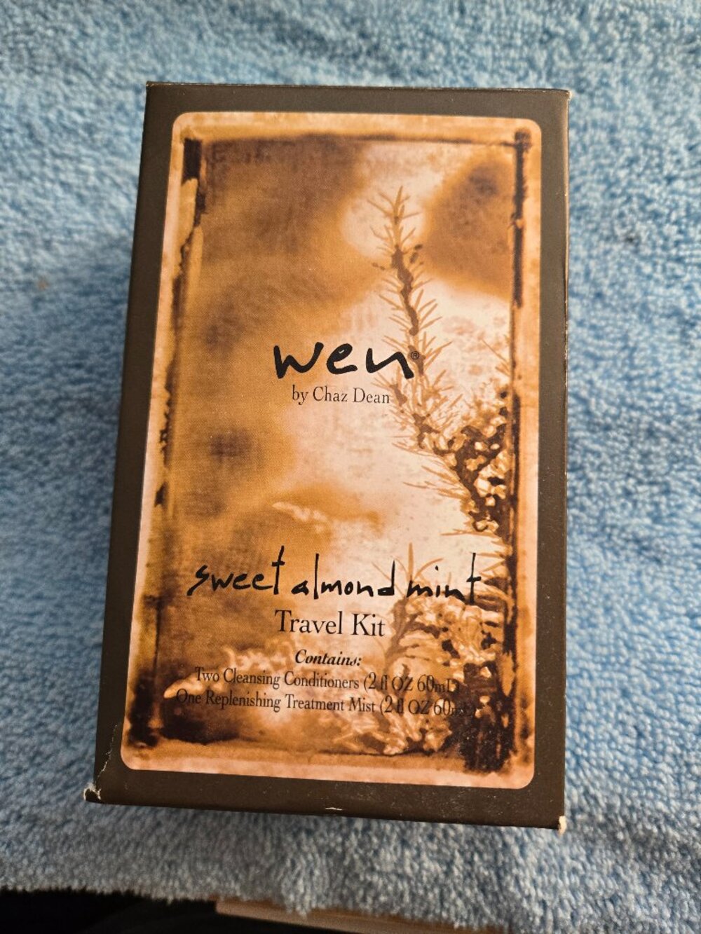 WEN by Chaz Dean Travel Size Bundle – Sweet Almond Mint & Tea Tree – 10 Pc Set